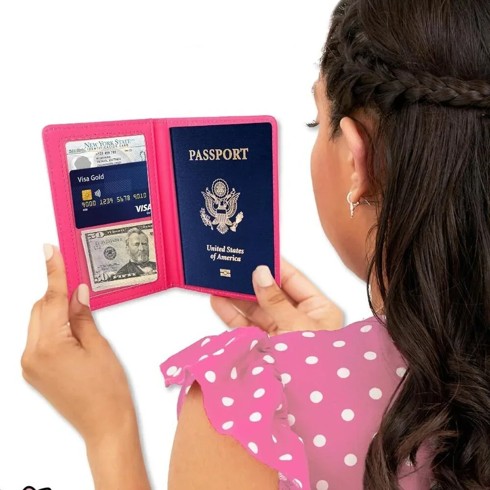 Passport Holder for Travel Official License, Cute Passport Cover, Sanrio Gifts - Picture 3 of 9